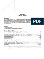 NTE5661 TRIAC, 10 Amp: Description