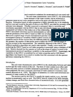 Soil Water Charact1eristic Curve Variability