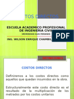 Clase 3 - Costos Directos