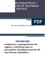 Sindromes Psiquiatricos y Clasificacion de Tgrastornos Mentales