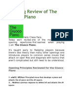 Opening Review of the Giuoco Piano