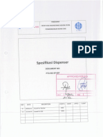 Ptg Ins Sp 007, Dispenser Specification