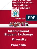 Embracing Diversity With Pancasila in International Student Exchange