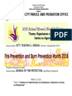 Banner Fire Prevention Month Bayambang March 2016