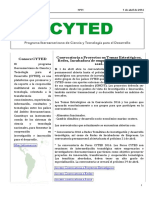 Boletín Cyted Nº31 2016 Web