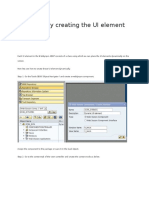 Dynamically Creating The UI Element