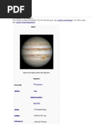 Jupiter: 1 Formation and Migration | PDF | Jupiter | Europa (Moon)