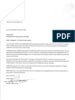 Letter of Support From Validity Labs For The FuturlCT2.0 Proposal