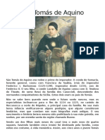 Biografia Tomás de Áquino