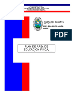 Plan de Area de Educacion Fisica 2016