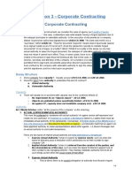 Corporate Contracting 2014