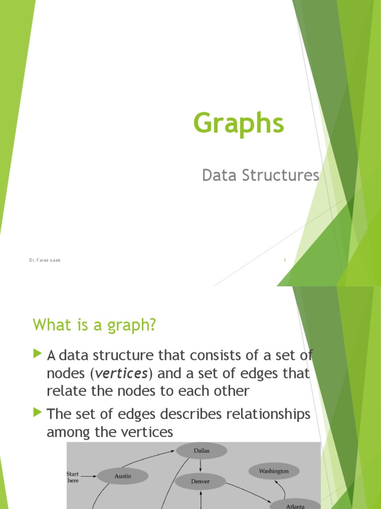 Chapter 9 Data Structure Slide | PDF | Vertex (Graph Theory) | Graph Theory