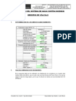 Memora Descriptiva Sistema Contra Incendio