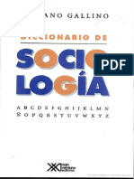 Diccionario de Sociologia