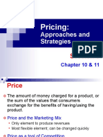 Pricing:: Approaches and Strategies