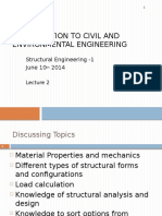 CEE 100: Introduction To Civil and Environmental Engineering