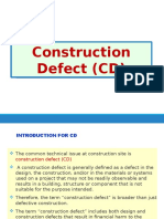 Construction Defect (CD)