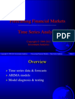 Forecasting 2011 - Time Series