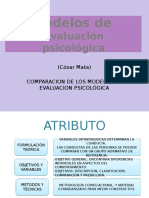 Modelos de Evaluación Psicológica.