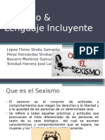 Sexismo & Lenguaje Incluyente