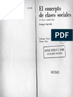 El Concepto de Clases Sociales, Georges Gurvitch, Ediciones Nueva Visión, Buenos Aires, 1967