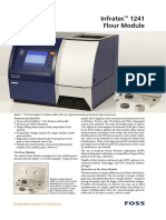 Infratec 1241 Flour Module: Dedicated Analytical Solutions