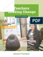 Teachers Leading Change: 2014-15 Annual Report