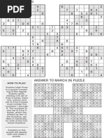 Printable High-Five Sudoku, July 2 | PDF