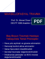 MAKSİLLOFASYAL TRAVMA