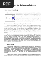 Manual de Caixas Acústicas