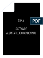 Sistemas de Alcantarillado Condominial I