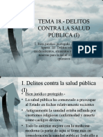 TEMA 18.- Delitos Contra La Salud Publica I (1)