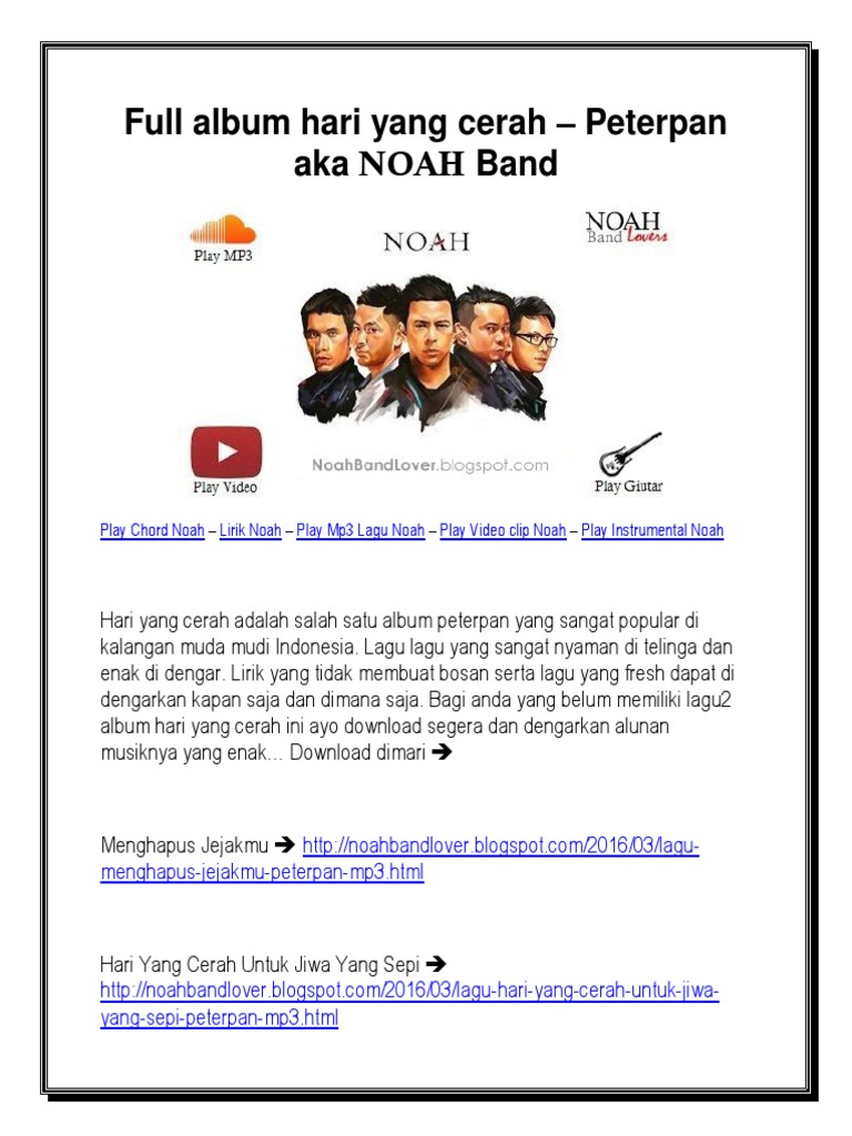 Lagu indonesia enak didengar