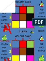 Colours Angry Bird Tic Tac Toe Game Part 2