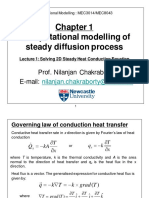 Computational Modelling of Steady Diffusion Process: Prof. Nilanjan Chakraborty E-Mail