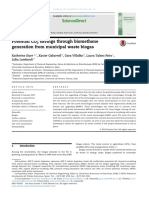 Potential CO Savings Through Biomethane Generation From Municipal Waste Biogas