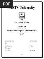 Download Nature and Scope of Administrative Lawby Pragati Administrative Law by ShubhamPatel SN306689708 doc pdf