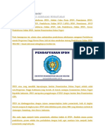 PENDAFTARAN IPDN ONLINE