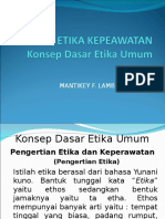 Konsep Dasar Etika Umum