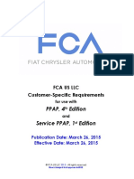 FCA US LLC Customer Specifics For PPAP March 26 2015