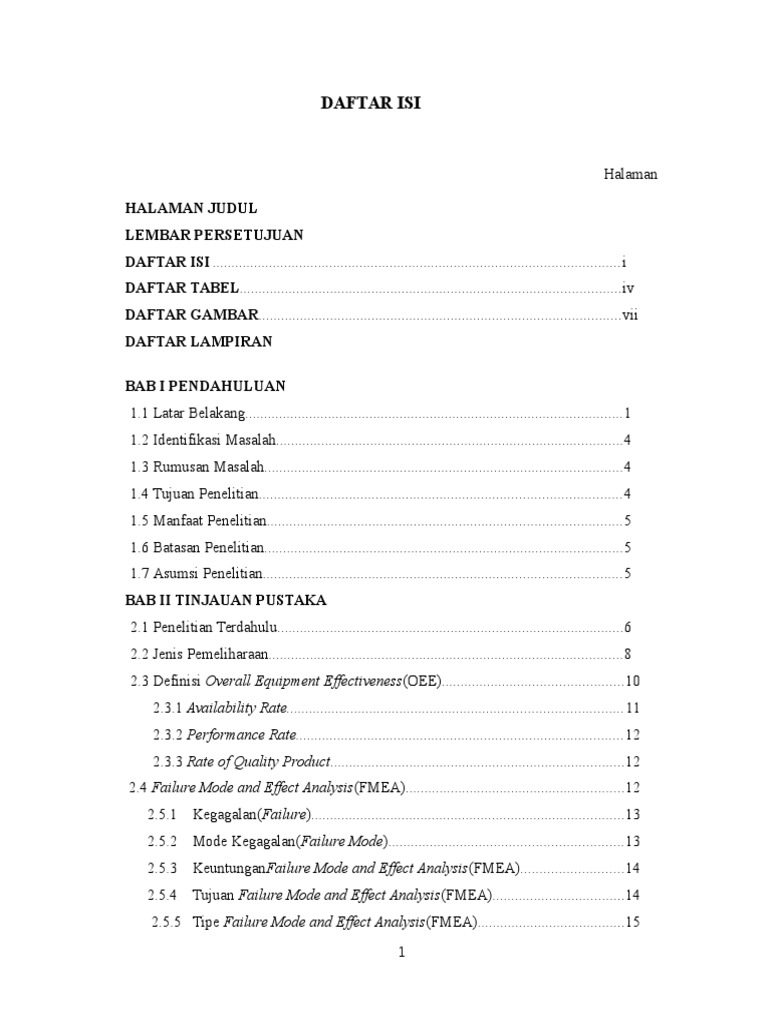 Daftar Isi