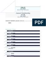 Annual Membership: Per Month