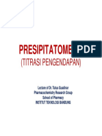 03. Aplikasi Titrasi Pengendapan