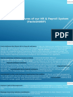 Important Features of Our HR & Payroll System (FactsSHARP)