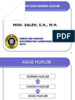 Asas Kaidah Dan Norma Hukum