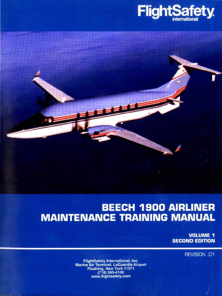 Beech 1900 Airliner Maintenance Training Manual v.i | Landing Gear | Jet  Fuel