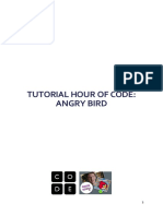 Tutorial Hour of Code-Angry Birds