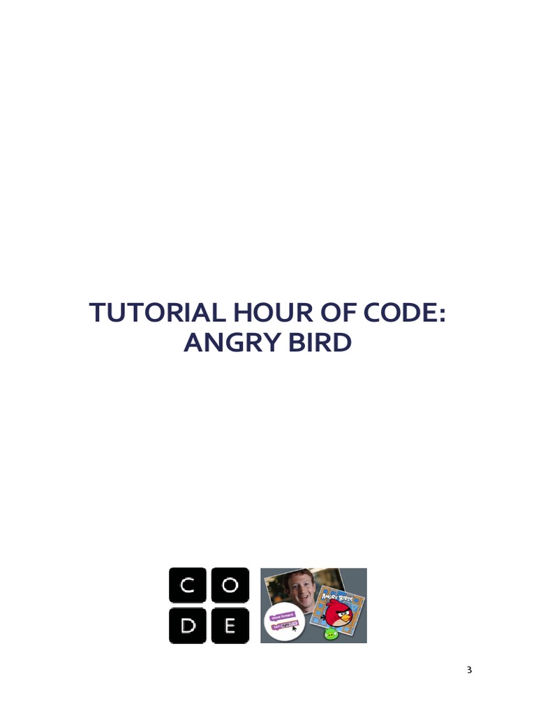 Tutorial Koding Angry Birds | PDF