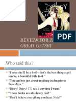 Review For The: Great Gatsby