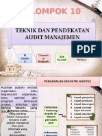 Kel 10-Ppt Teknik Dan Pendekatan Audit Manajemen